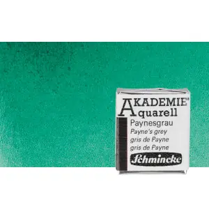 Acuarela Schmincke Akademie, Verde Brillante 551, 1/2 Godet. * Garantía De Devolución De Dinero