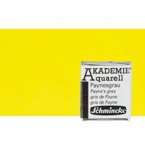 Acuarela Schmincke Akademie, Amarillo limon claro 222, 1/2 Godet. * Última Versión