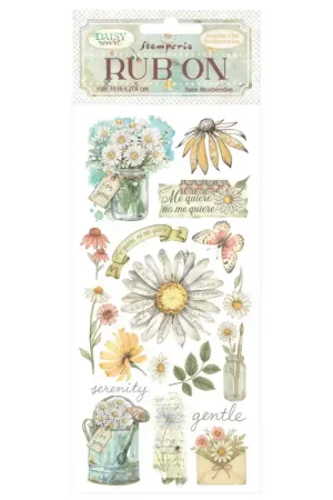 Mejor Precio Stamperia Rub-on Transferibles - Daisy Art Quiere no me quiere