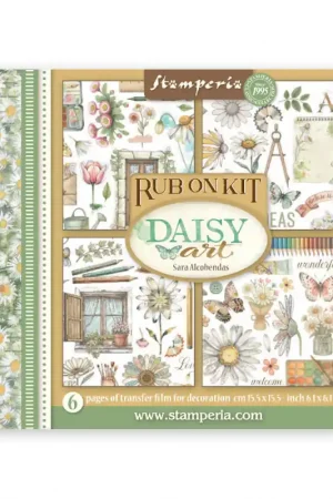 Stamperia Kit de Rub-on Transferibles - Daisy Art Precio Económico
