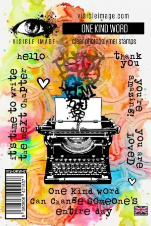 Oferta Limitada Sellos acrílicos One Kind Word A6 - Visible Image