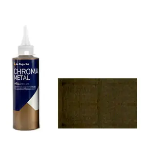 Acrílico La Pajarita 03 Bronce (Metalizado)  Chroma color (200 ml.) Exclusivo