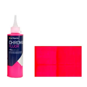 Acrílico La Pajarita Magenta Chroma Fluor (200 ml.) Artesanal