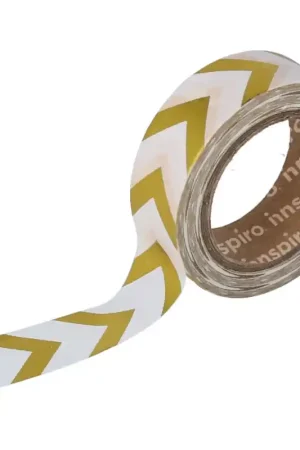 Cinta Washi Tape Foil flechas en dorado. Lujoso
