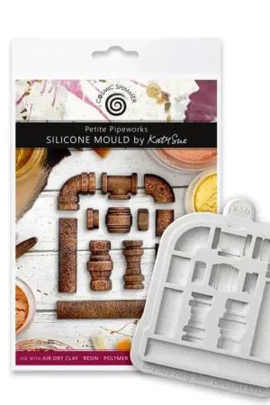 Marca Reconocida Cosmic Shimmer Moldes de Silicona Petite Pipeworks