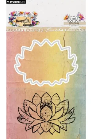 Kit de Sello y Troquel Dragonfly Dreams collection Waterlily - Studio Light Devolución Gratuita