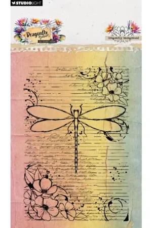 Sello acrílico Dragonfly Background collection Dragonfly Dreams - Studio Light Mejor Calidad