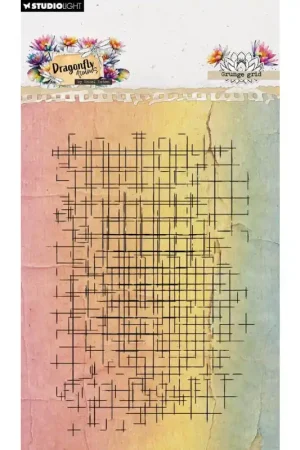 Precio De Fábrica Sello acrílico Grunge Grid collection Dragonfly Dreams - Studio Light