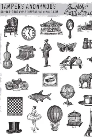 Venta Final Kit de sellos de Tim Holtz - Tiny Things