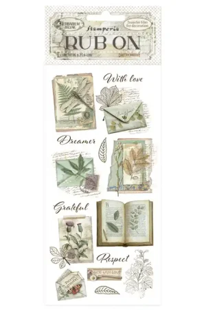 Compra Ahora Stamperia Rub-on Transferibles - Herbarium Silvae Botanical ooks