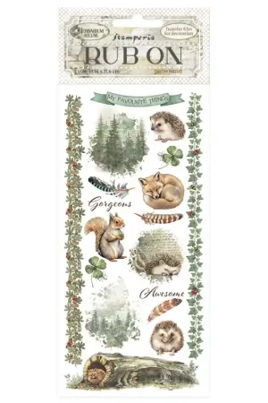 Stamperia Rub-on Transferibles - Herbarium Silvae Forest Premium