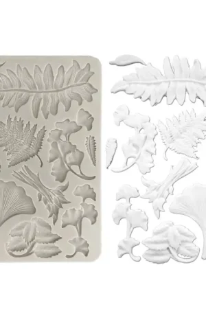 Stamperia Moldes de Silicona A5 Herbarium Silvae Leaf Collection Tendencia