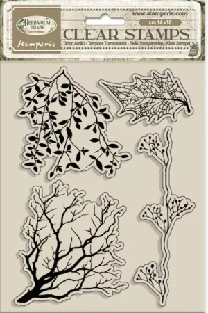 Novedad Sellos acrílicos de Stamperia - Herbarium Silvae Tree Branches