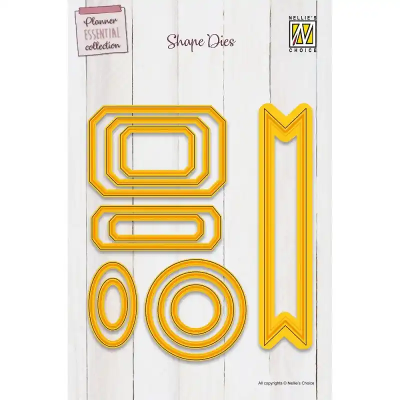 Disponible Ahora Troqueles Nellies Planner Essential Cutting & Embossing Labels