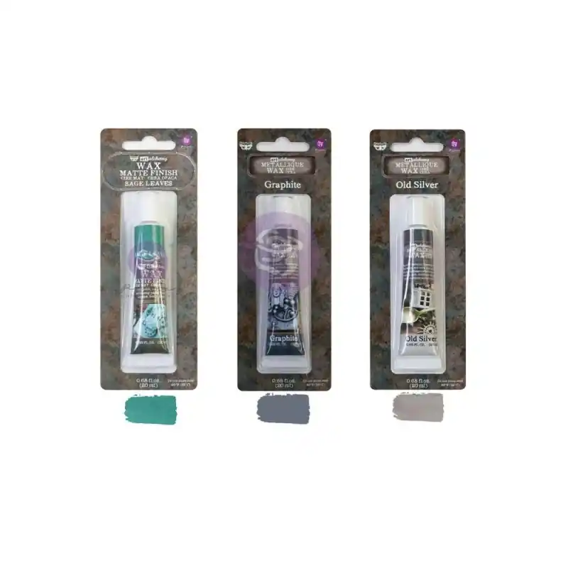 Set de Ceras Finnabair Art Alchemy wax - Steam and Frost Gran Oferta