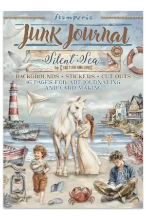 Premium Stamperia Junk journal - Silent Sea