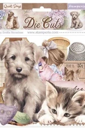 Stamperia Quiet Days Die Cuts Envío Internacional