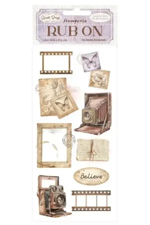 Liquidación Stamperia Rub-on Transferibles - Quiet Days Vintage Photography