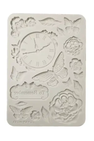 Original Stamperia Moldes de Silicona A5 Quiet Days Clock