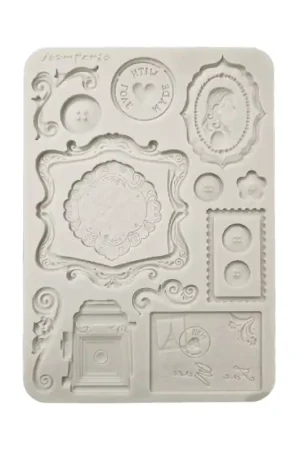 Stamperia Moldes de Silicona A5 Quiet Days Plates Descuento