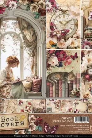 Ciao Bella Kit de Papeles 30 x 30 - Book Lovers Ordenar Ahora Mismo