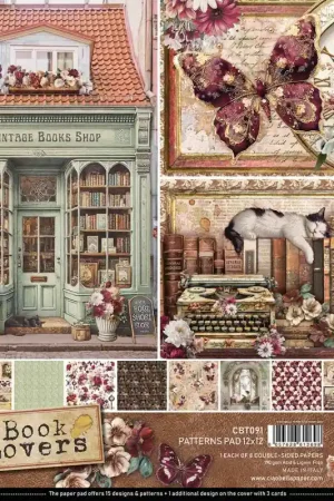 Súper Precio Ciao Bella Kit de Papeles Básicos (Patterns) 30 x 30 - Book Lovers