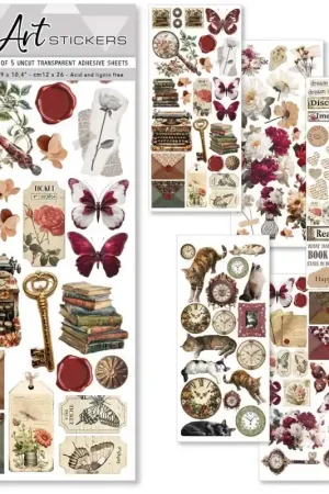 Envío Exprés Kit de 5 hojas de Stickers Ciao Bella Book Lovers