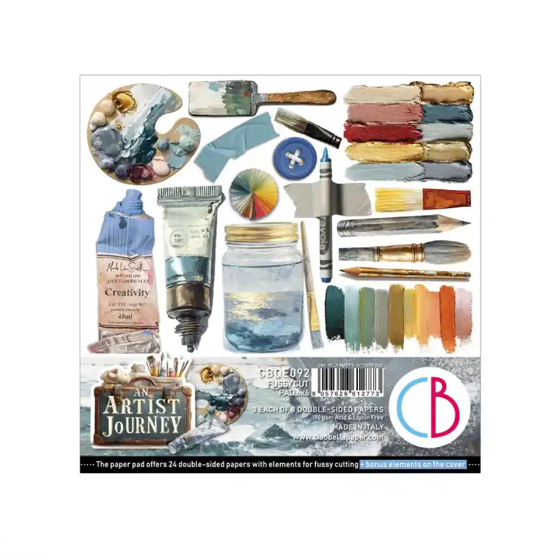 Oferta Especial Ciao Bella 15 x 15 cm. An Artist Journey Fussy Cut