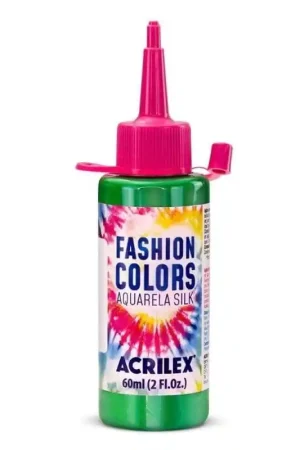 PINTURA SEDA ACRILEX Nº558 VERDE VIVO 60 ML Popular