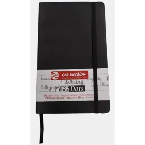 Promoción Exclusiva Bloc ArtCreation punteado, 13x21, banda elastica, 80 h, 80 gr.