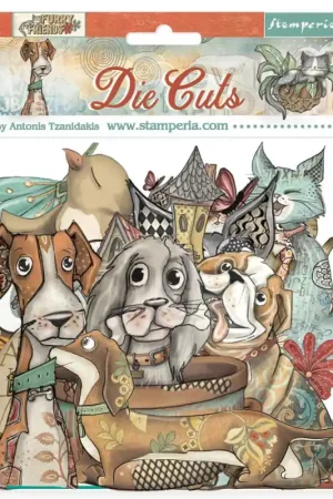 Stamperia Furry Friends Die Cuts Imprescindible (Must-Have)