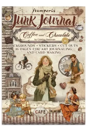 Precio Reducido Stamperia Junk journal - Coffee and Chocolate