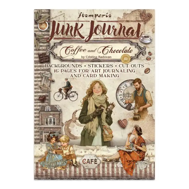 Precio Reducido Stamperia Junk journal - Coffee and Chocolate