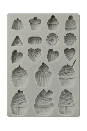 Popular Moldes de Silicona A5 Coffee and Chocolate Sweets by Cristina Radovan - Stamperia