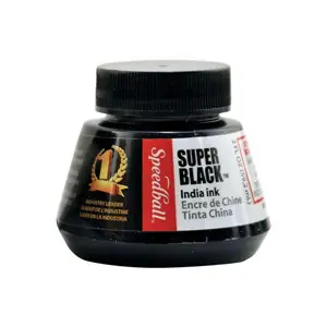 Tinta China Super Negra, 59,2 ml. Speedball Original
