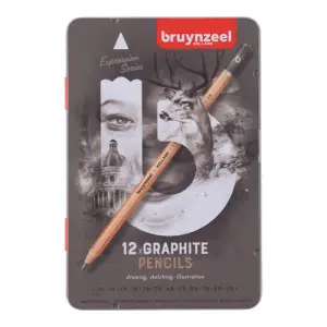 Caja 12 lápices Grafito Bruynzeel Solo Por Tiempo Limitado