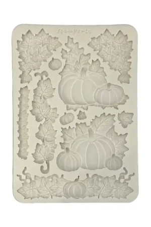 Stamperia Moldes de Silicona A5 Whispering Woods Pumpkins Novedad