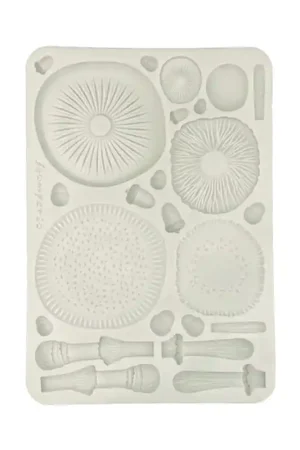 Precio De Oferta Stamperia Moldes de Silicona A5 Whispering Woods Mushrooms 3D