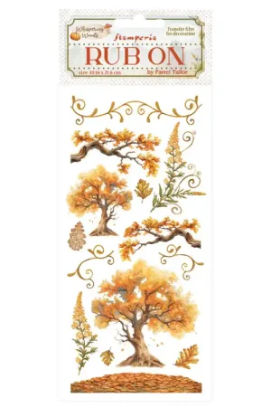 Stamperia Rub-on Transferibles - Whispering Woods Oak Nuevo Modelo