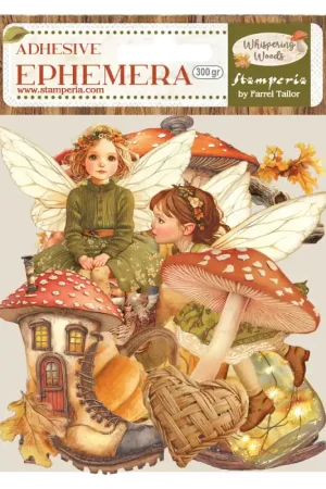 Stamperia ephemeras adhesivos Whispering Woods Última Oportunidad