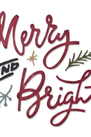 Ordenar Ahora Mismo Sizzix Thinlits Dies by Tim Holtz - Merry & Bright