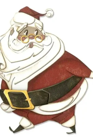 Sizzix Thinlits Colorize Dies by Tim Holtz - Jolly St. Nick Solo Hoy