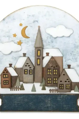 Sizzix Thinlits Dies by Tim Holtz - Snowglobe 2 Garantía De Devolución De Dinero