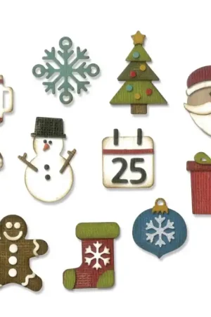 Sizzix Thinlits Dies by Tim Holtz - Mini Christmas Things Ordena Ya