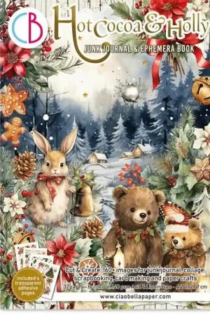 Mejor Precio Junk Journal Ephemera HOT COCOA & HOLLY - Ciao Bella