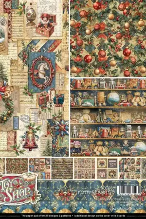 Oferta Especial Ciao Bella Kit de Papeles Básicos (Patterns) 30 x 30 - Toy Shop