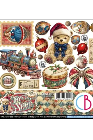 Ciao Bella 15 x 15 cm. Toy Shop Fussy Cut Certificado