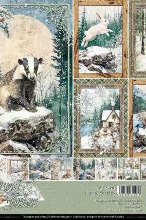 Ciao Bella Kit de Papeles 30 x 30 - Forest Tales Últimas Unidades