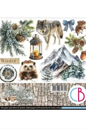 Promoción Ciao Bella 15 x 15 cm. Forest Tales Fussy Cut