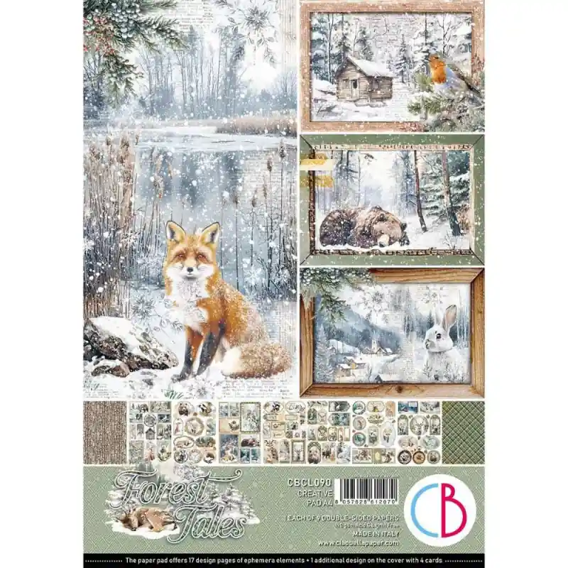 Popular Ciao Bella Creative Pad DIN A-4 - Forest Tales